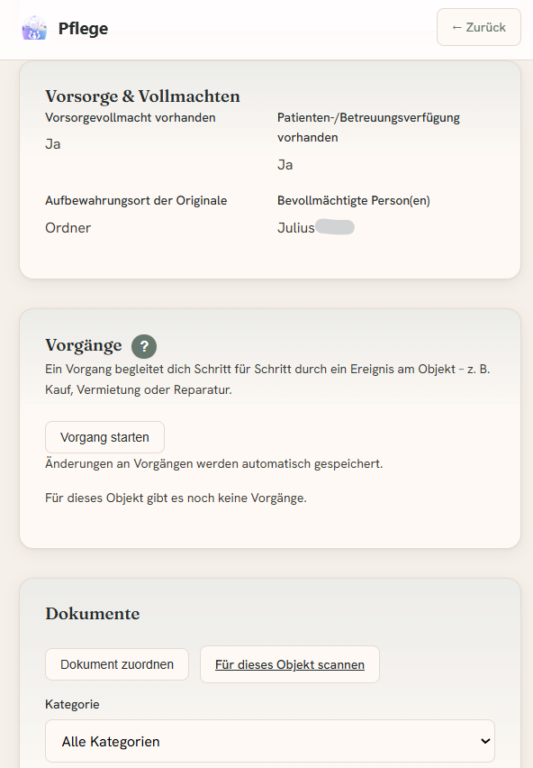 Pflege würdevoll organisiert (2/2)